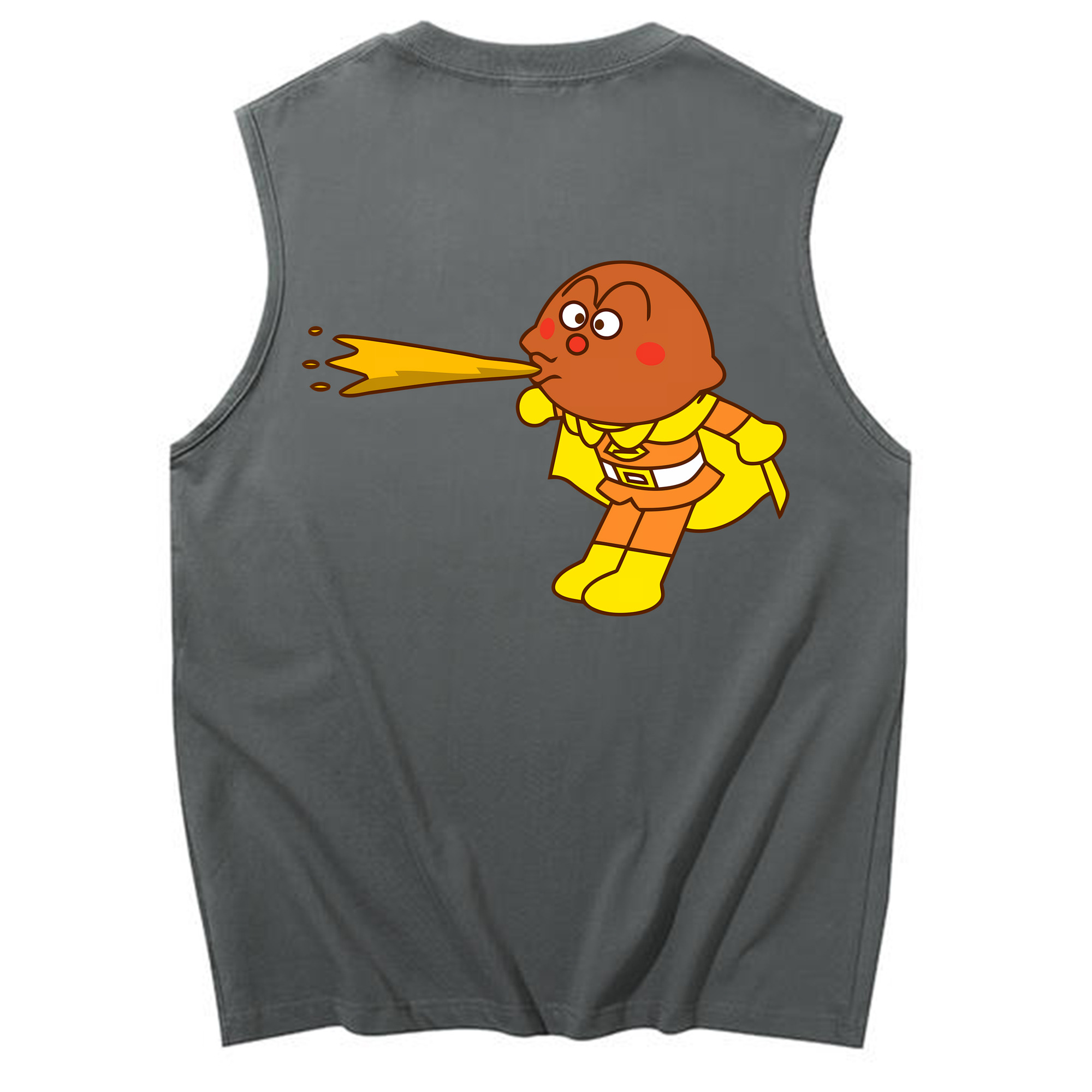 （画像用） アンパンマン Anpanman コットン100％タンクトップ（背面プリント）
